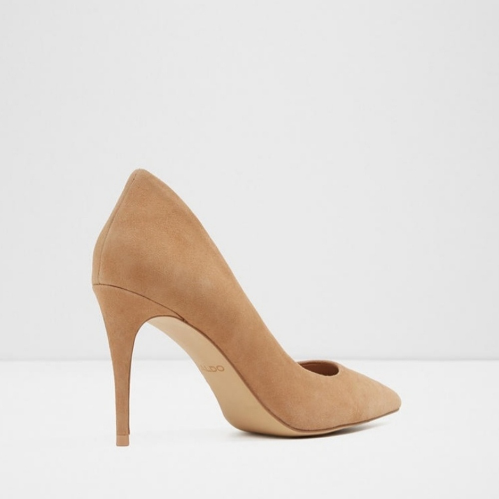 ALDO-  NEW Tan Suede Stiletto Heels US 8.5 size